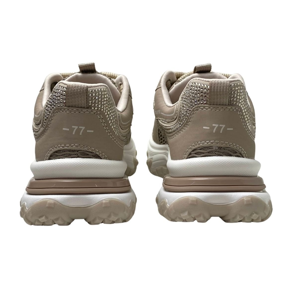 Tênis Casual Chunky Via Marte Feminino 339003 Bege Bege 8
