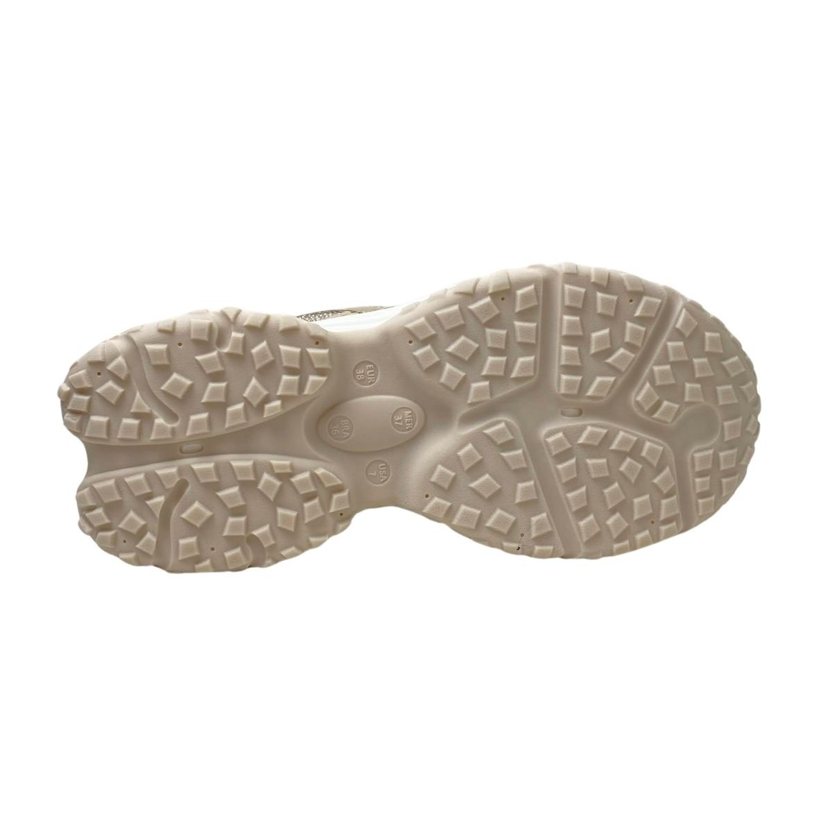 Tênis Casual Chunky Via Marte Feminino 339003 Bege Bege 9