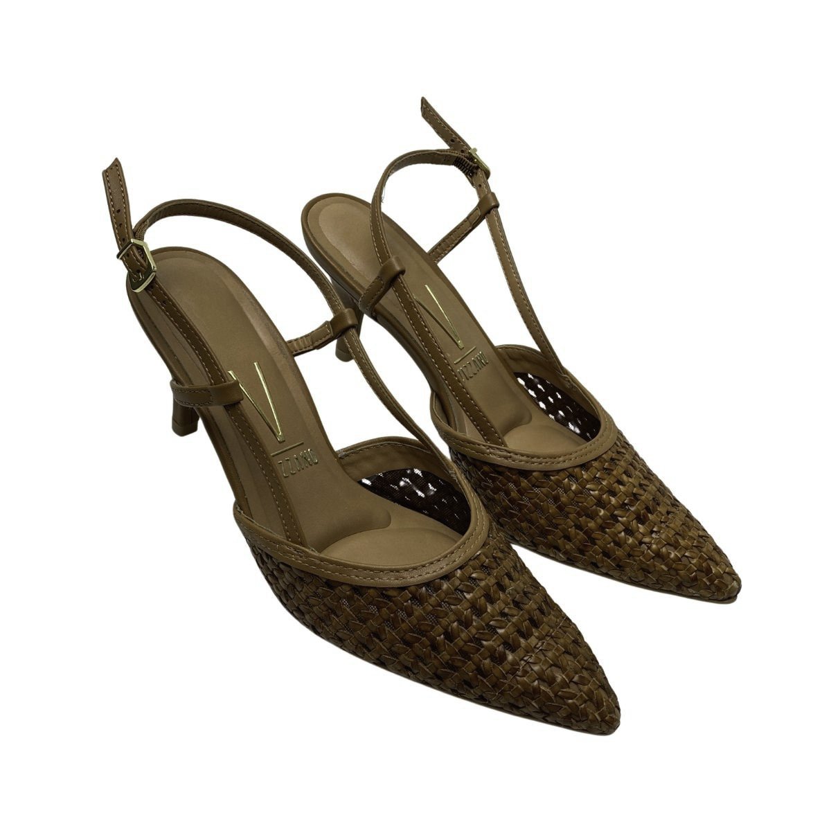 Slingback Vizzano Feminino 11851161 Caramelo Caramelo 4