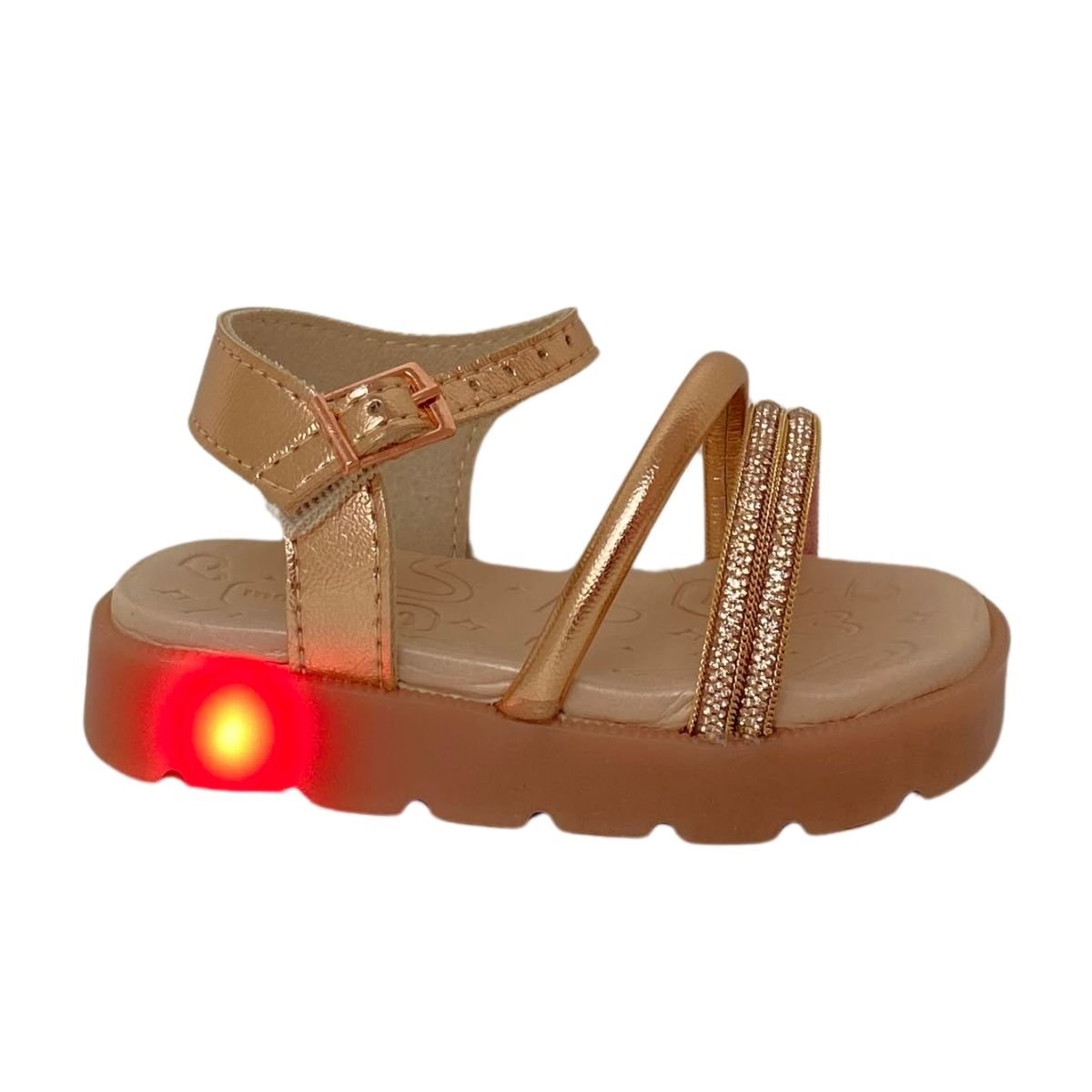 Sandália Molekinha Infantil Menina 2741206 Rose Rosé 3