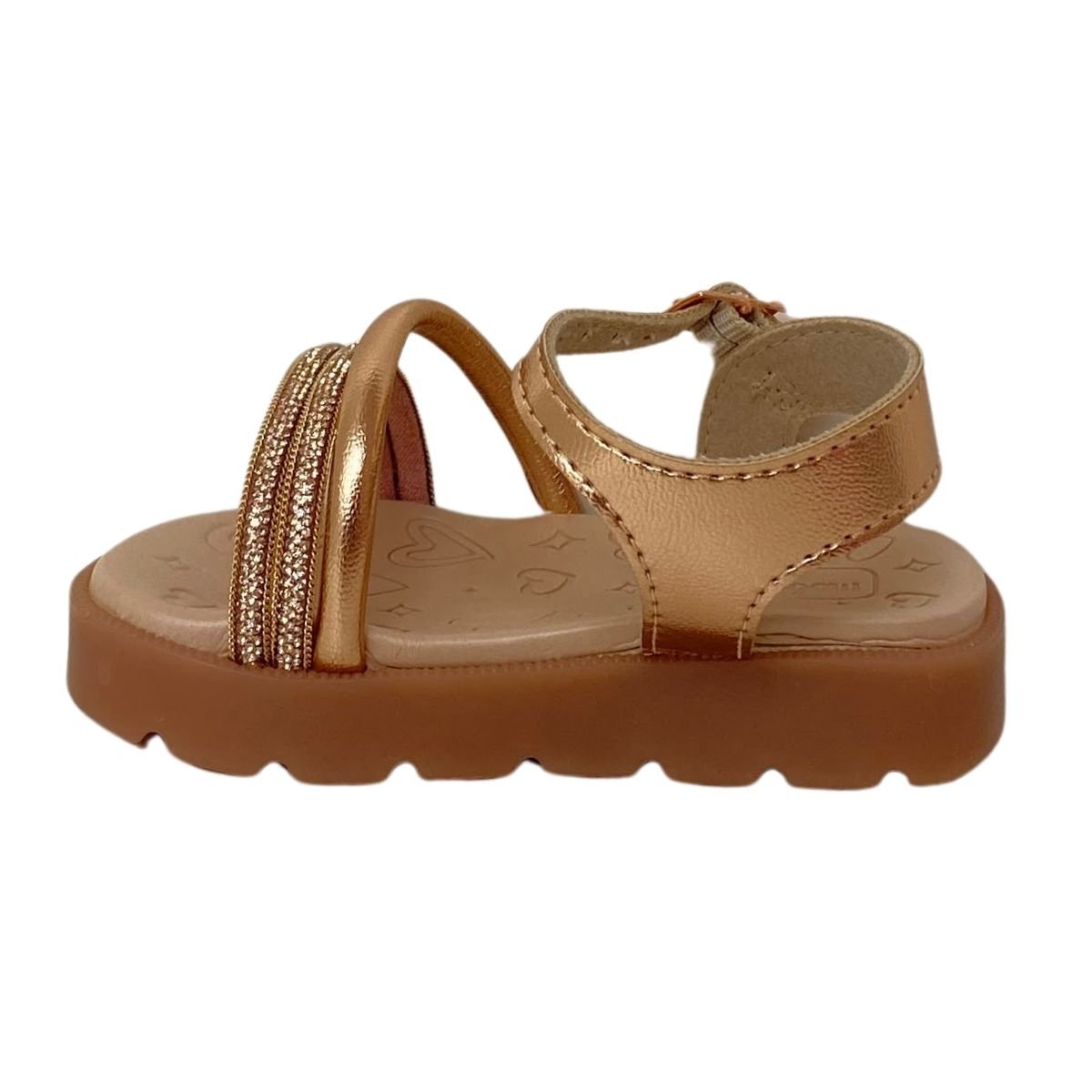 Sandália Molekinha Infantil Menina 2741206 Rose Rosé 4