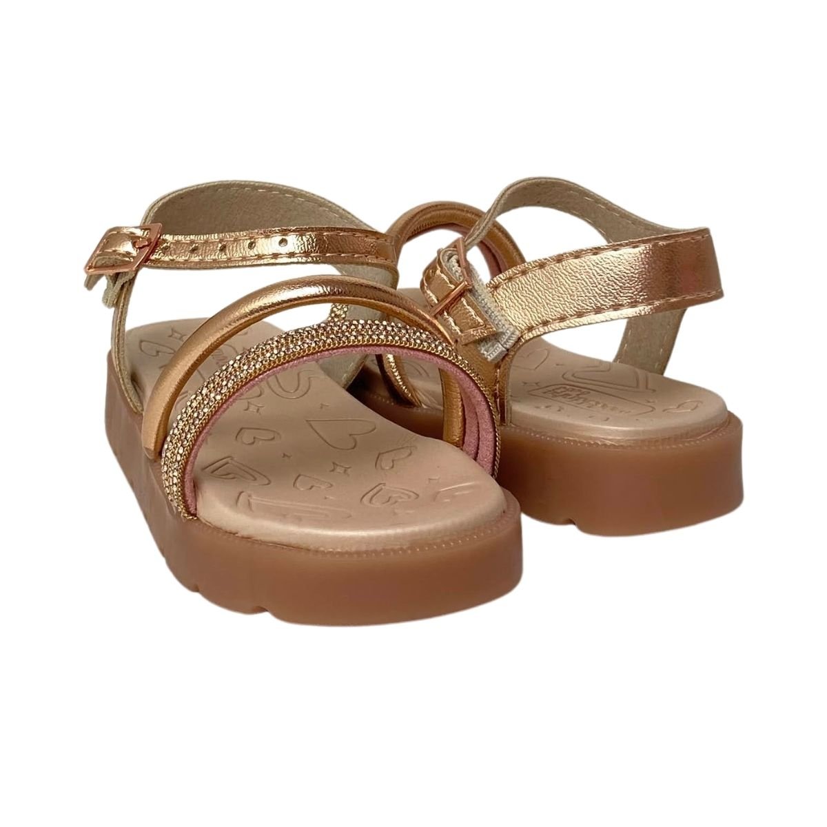Sandália Molekinha Infantil Menina 2741206 Rose Rosé 6