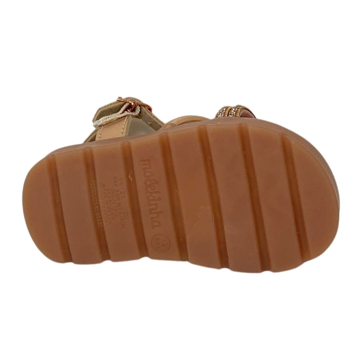 Sandália Molekinha Infantil Menina 2741206 Rose Rosé 7