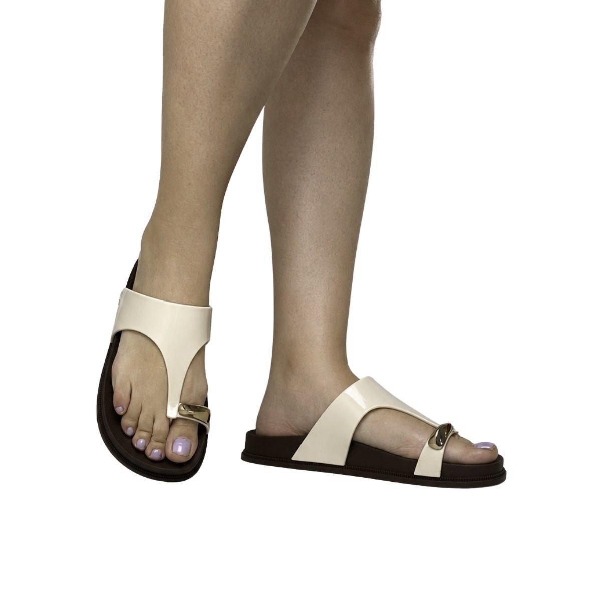 Papete Buzz Zaxy Feminina 19437 Off White Off White 2