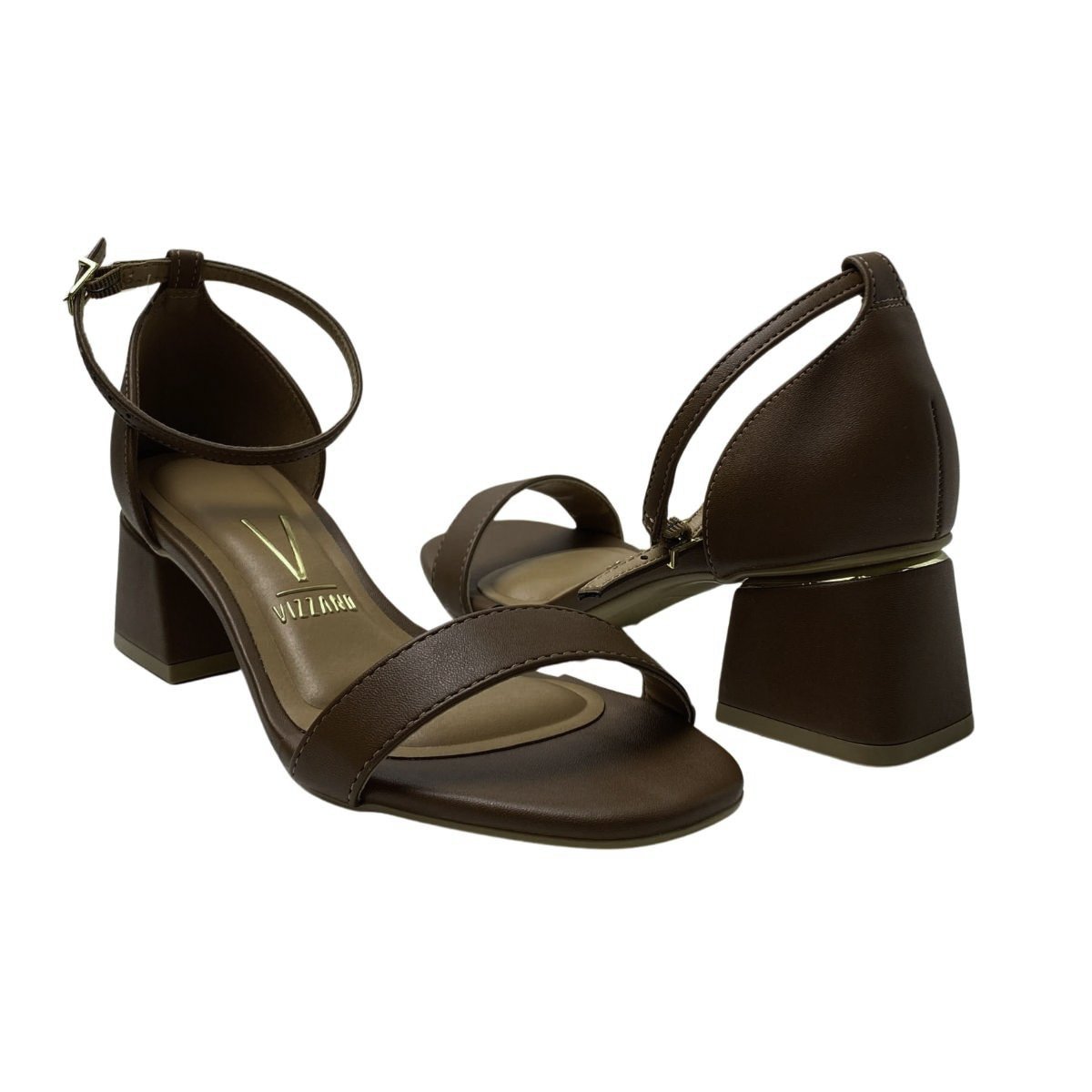 Sandália Vizzano Feminina 6428104 Marrom Marrom 5