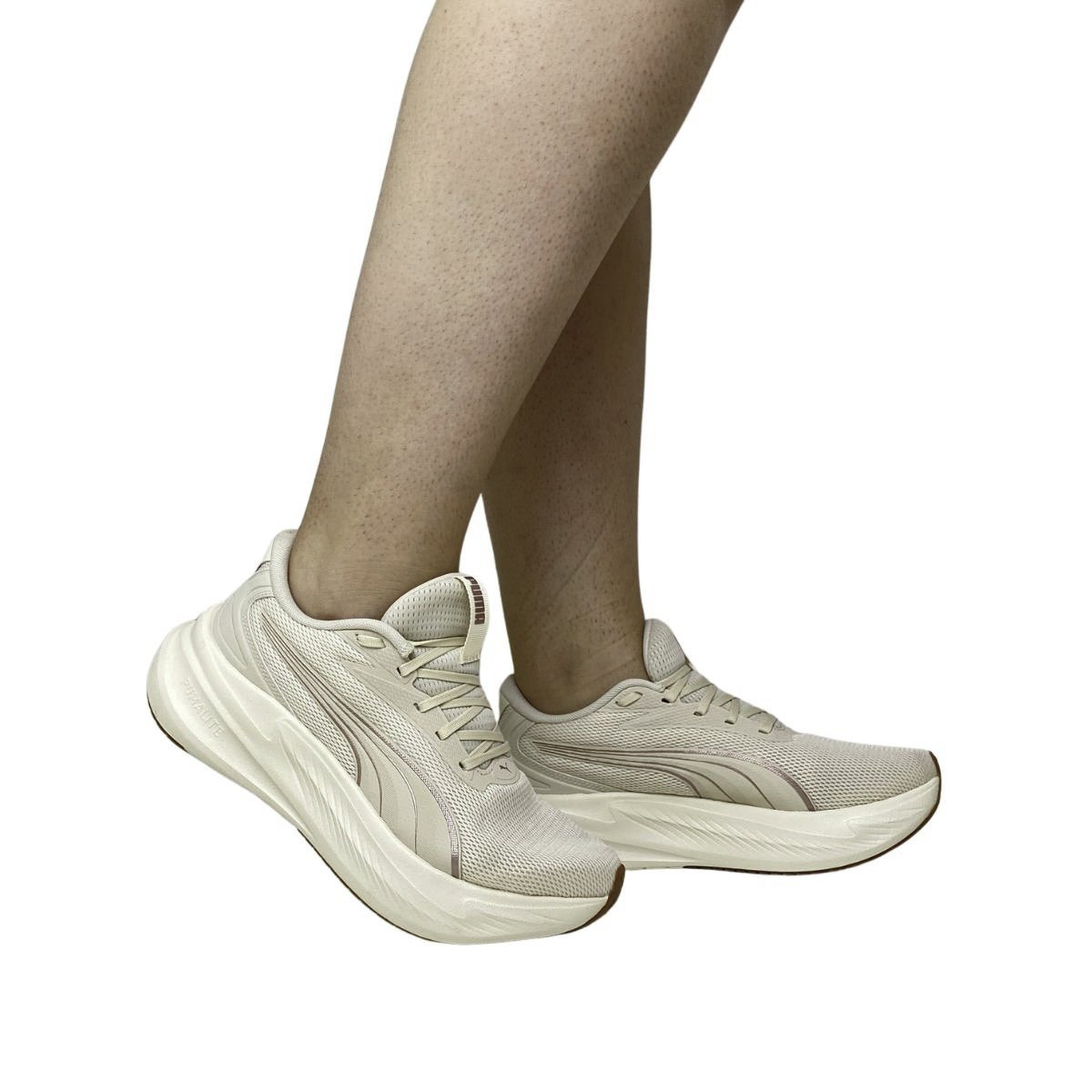 Tênis MaxStride Lite Wns Puma Feminino 314411F Creme Branco 7