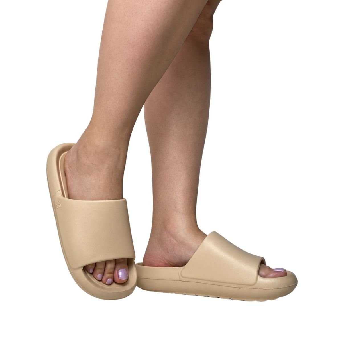 Chinelo Nuvem Petite Jolie Feminino PJ7639 Creme Branco 2