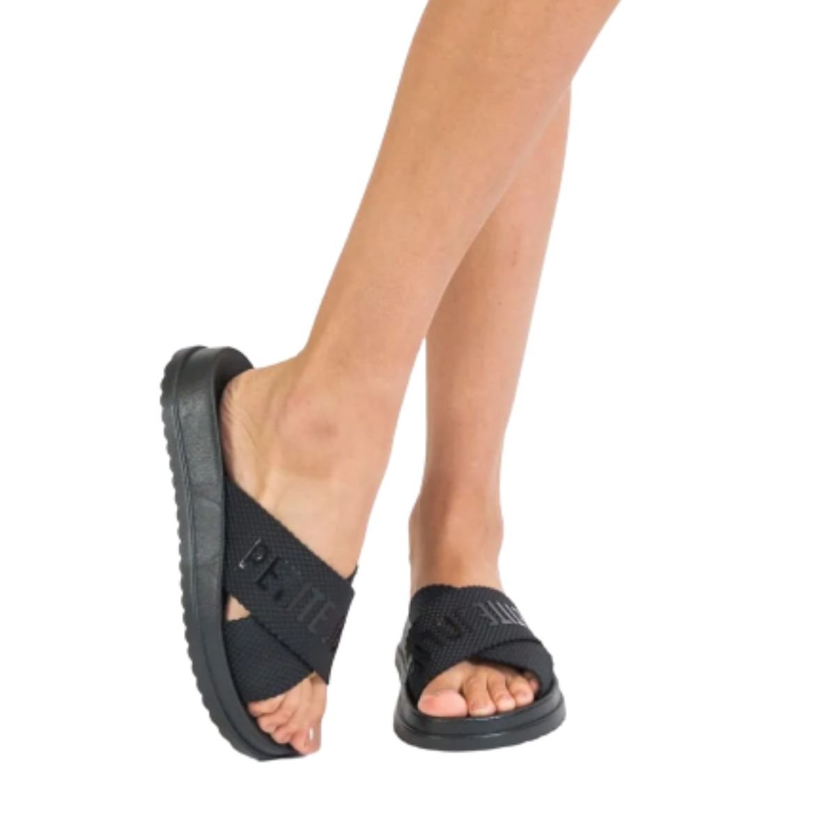Chinelo Smash Petite Jolie Feminino PJ6812II Preto Preto 2