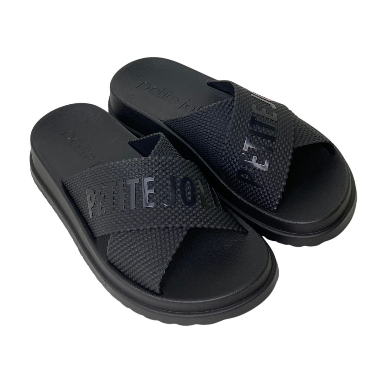 Chinelo Smash Petite Jolie Feminino PJ6812II Preto Preto 4