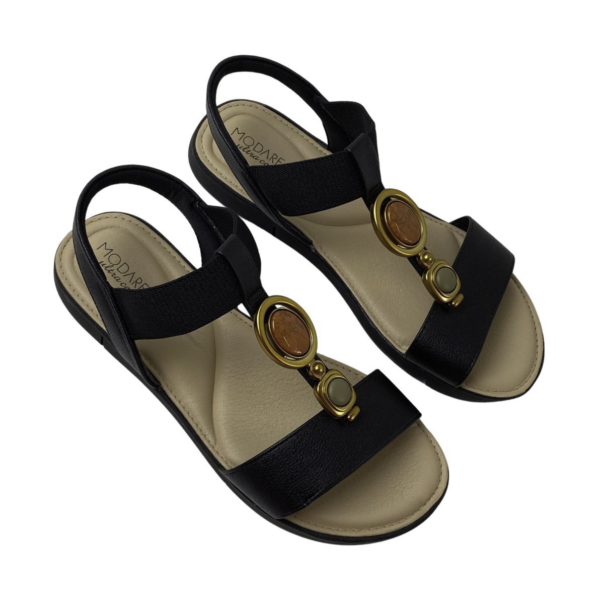Sandália Modare Ultra Conforto Feminina 7199117 Preta Preto 4