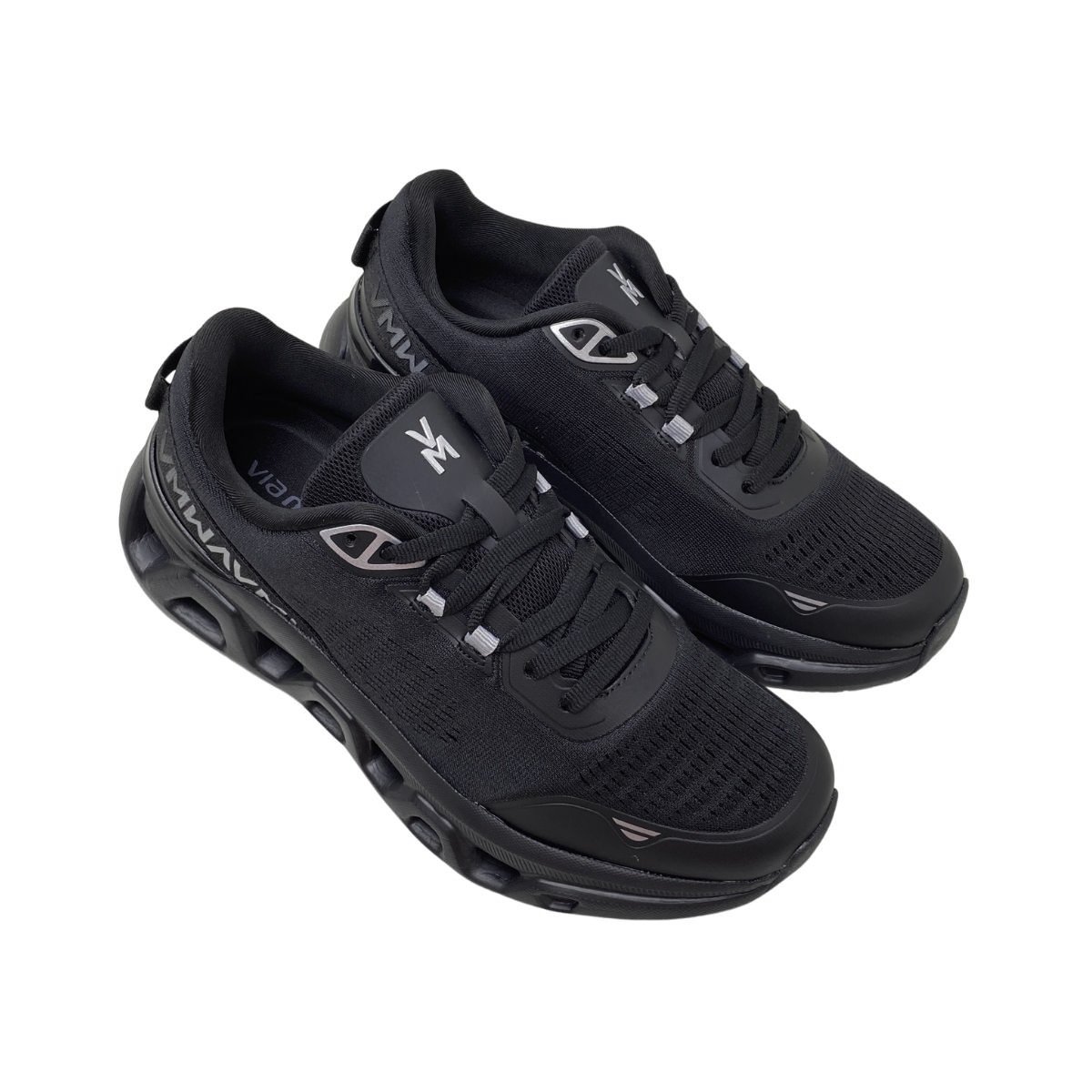 Tênis Esportivo Via Marte Feminino 378001 Preto/Preto Preto 4