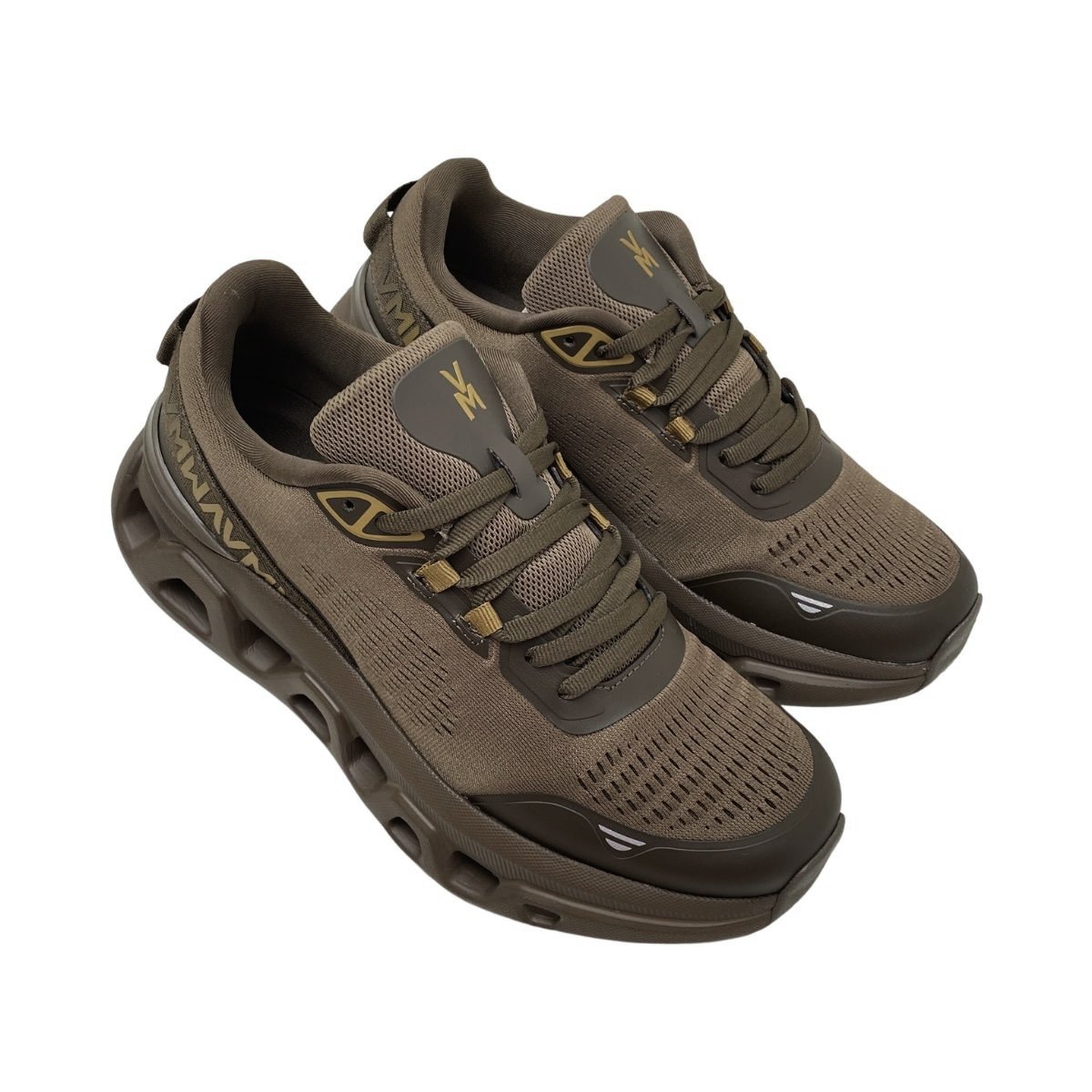 Tênis Esportivo Via Marte Feminino 378001 Marrom Marrom 4