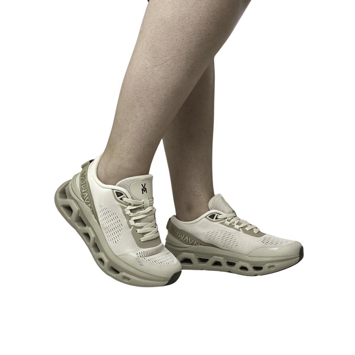 Tênis Esportivo Via Marte Feminino 378001 Creme Branco 2