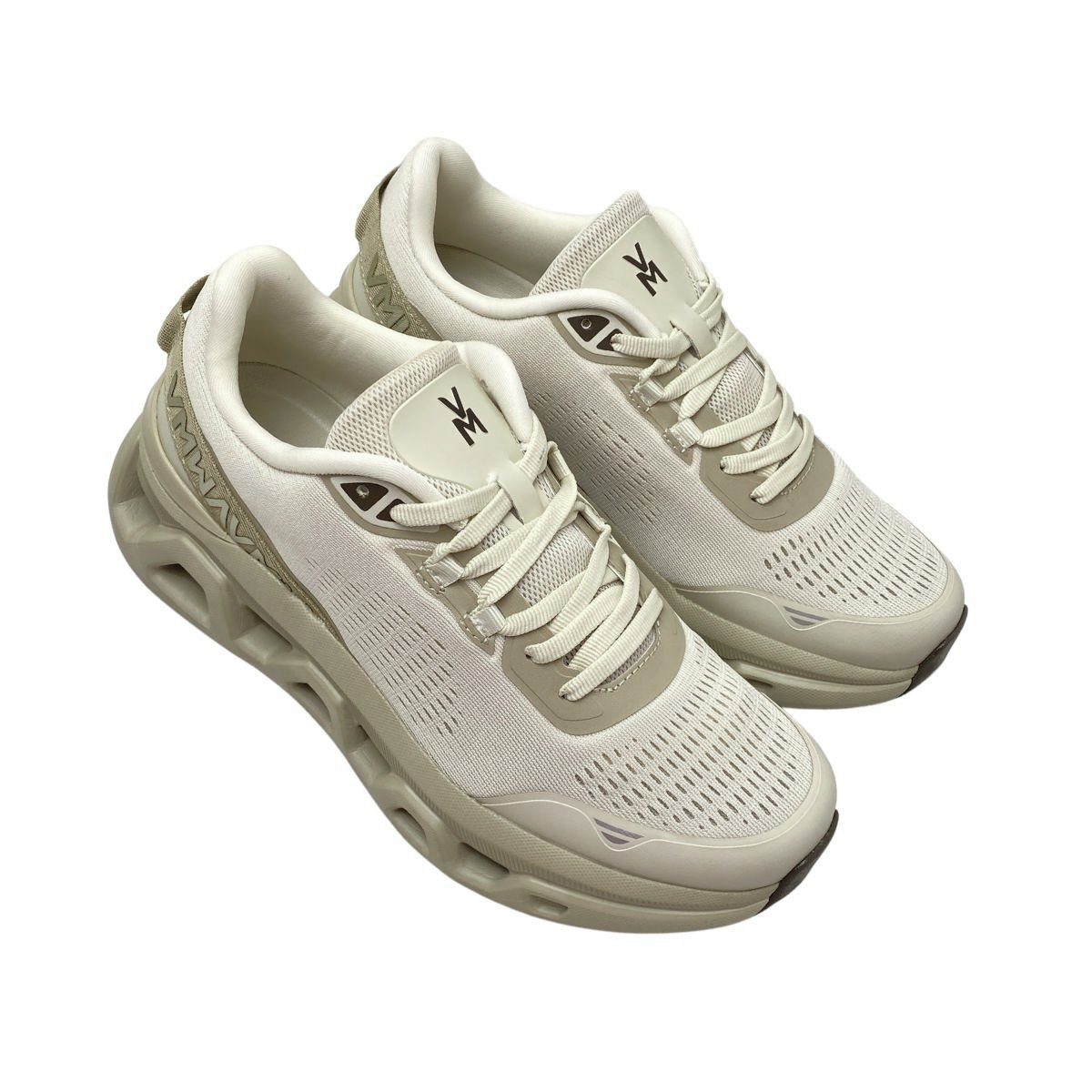 Tênis Esportivo Via Marte Feminino 378001 Creme Branco 4
