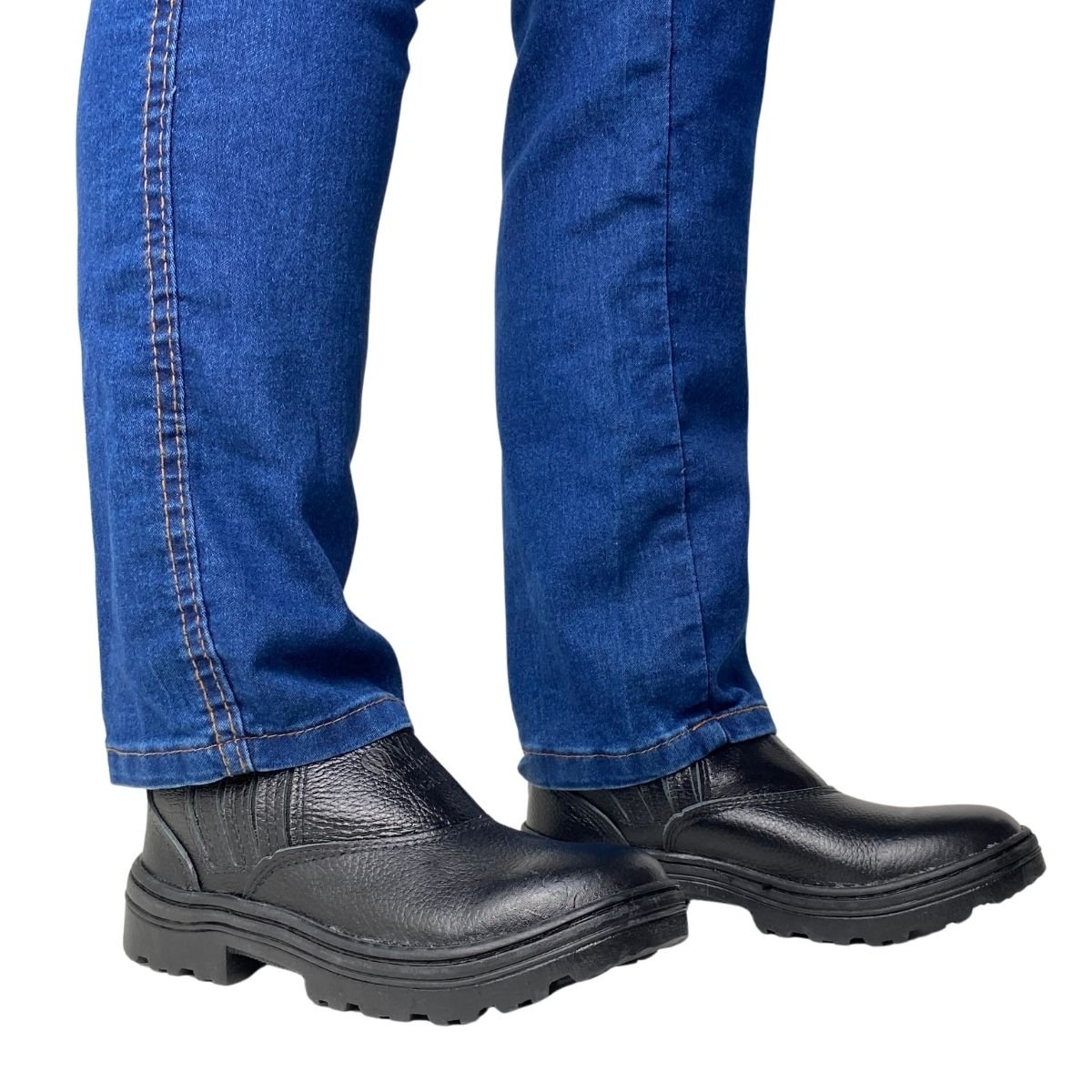 Botina Segurança Couro Valle Masculina 900v Preta Preto 2