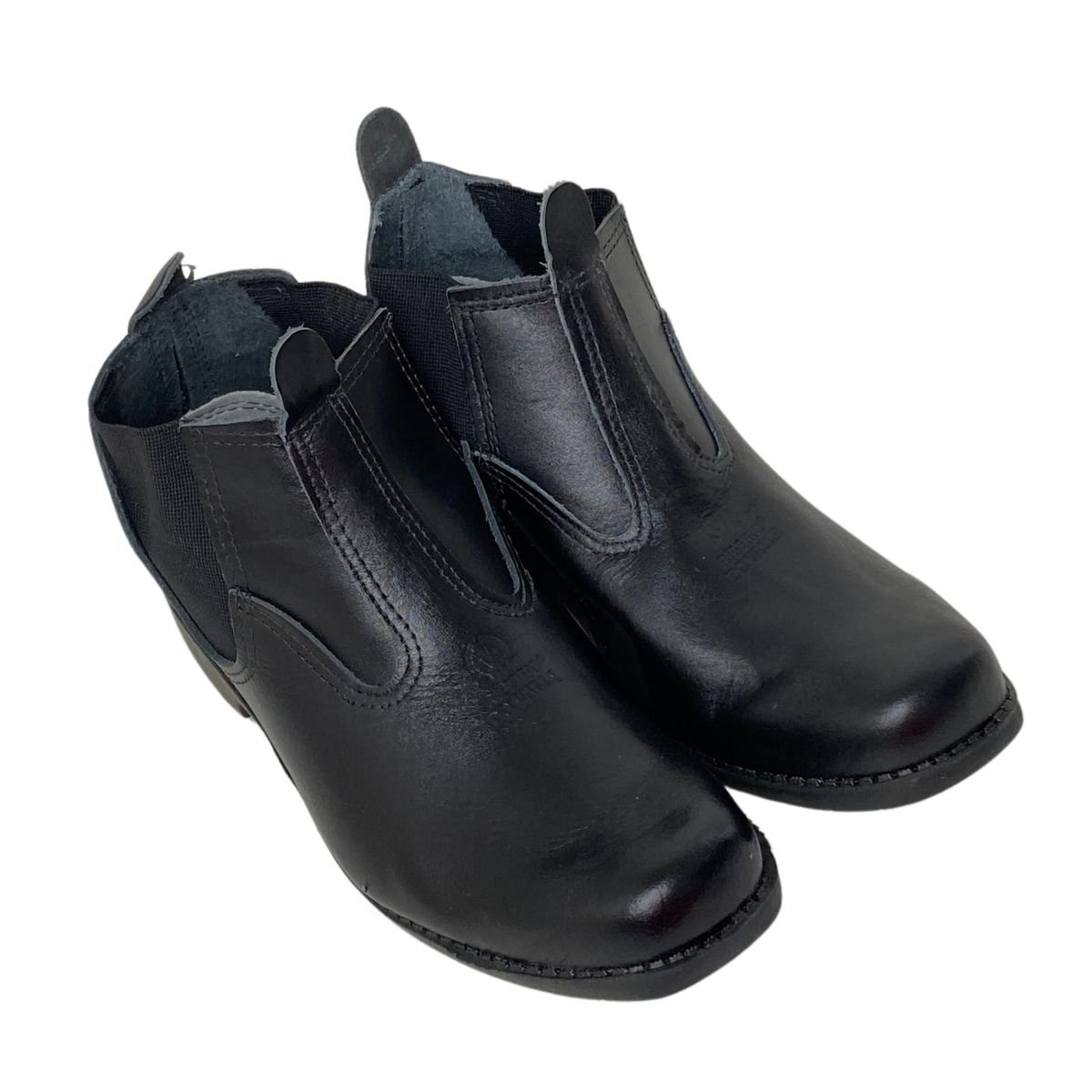 Botina Trabalhador Couro Valle Masculina 107 Preta Preto 4