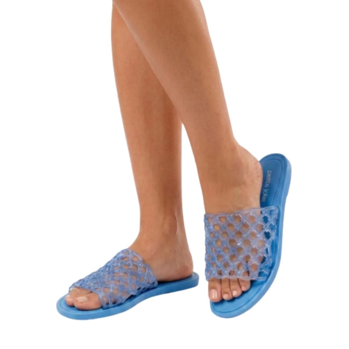 Chinelo Leblon Flat Petite Jolie Feminino PJ7863 Azul Azul 2