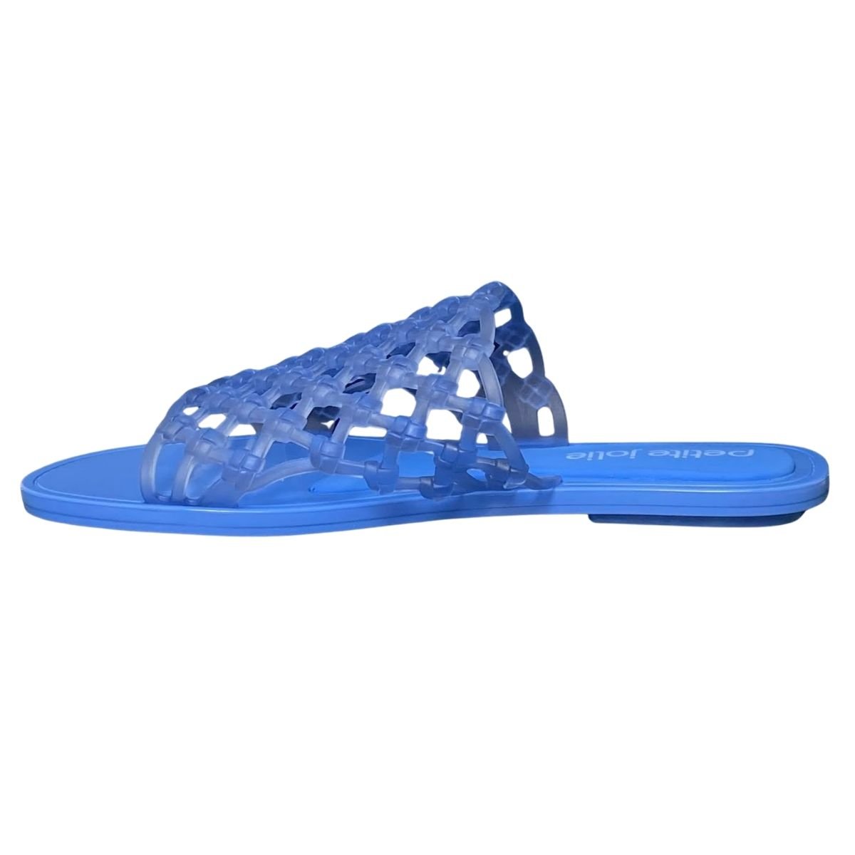 Chinelo Leblon Flat Petite Jolie Feminino PJ7863 Azul Azul 3
