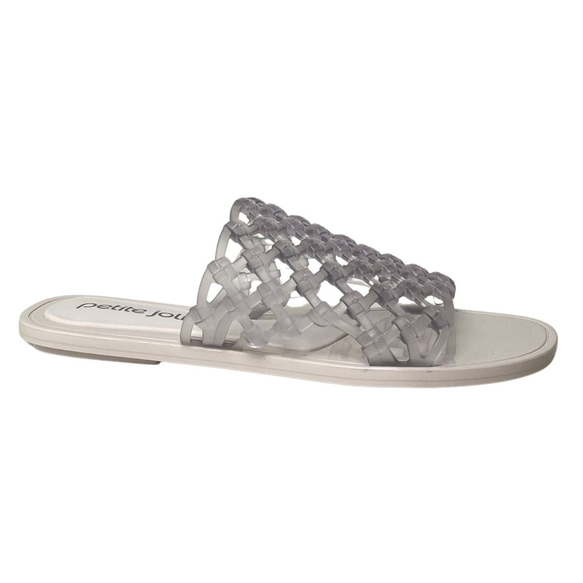 Chinelo Leblon Flat Petite Jolie Feminino PJ7863 Cristal