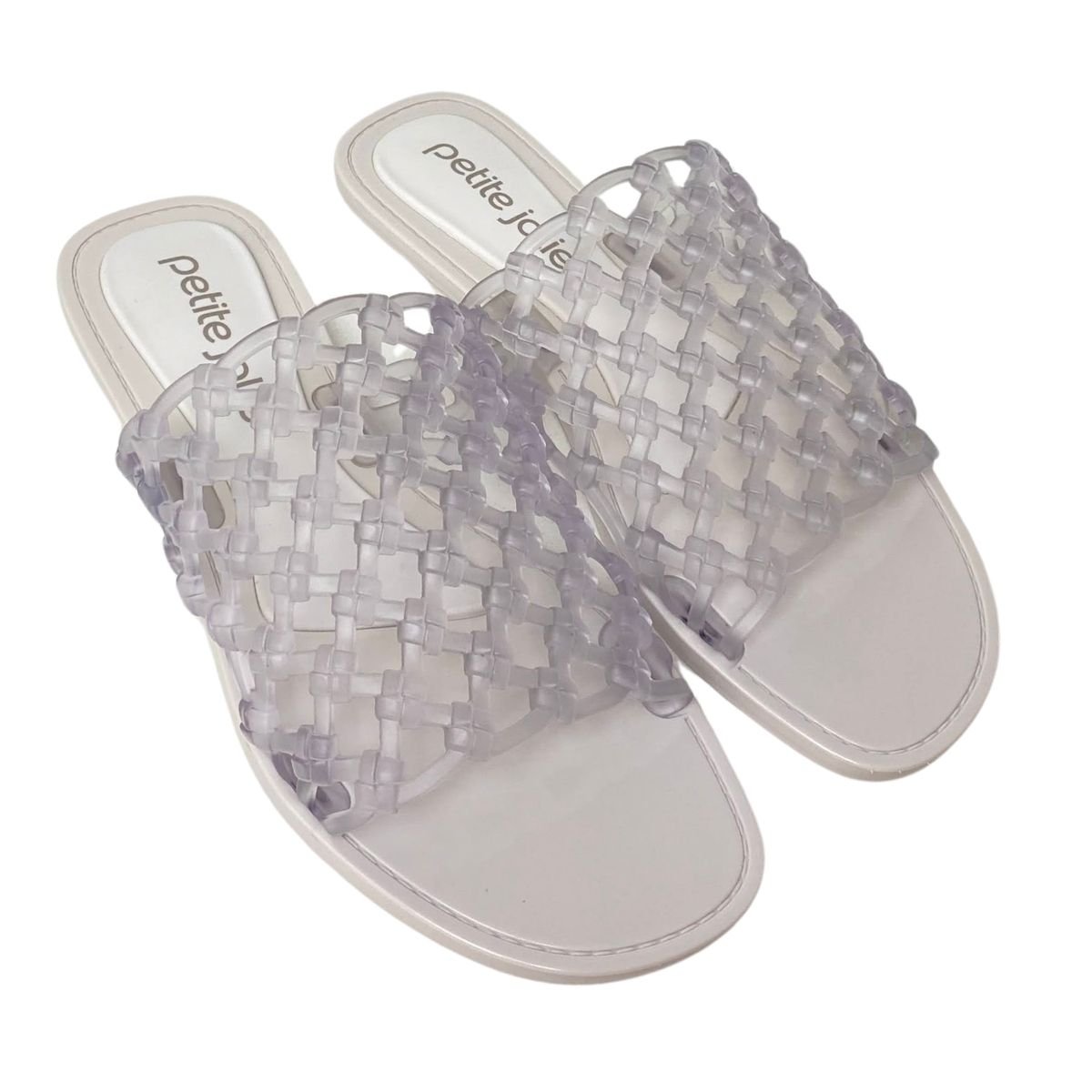 Chinelo Leblon Flat Petite Jolie Feminino PJ7863 Cristal Cristal 4