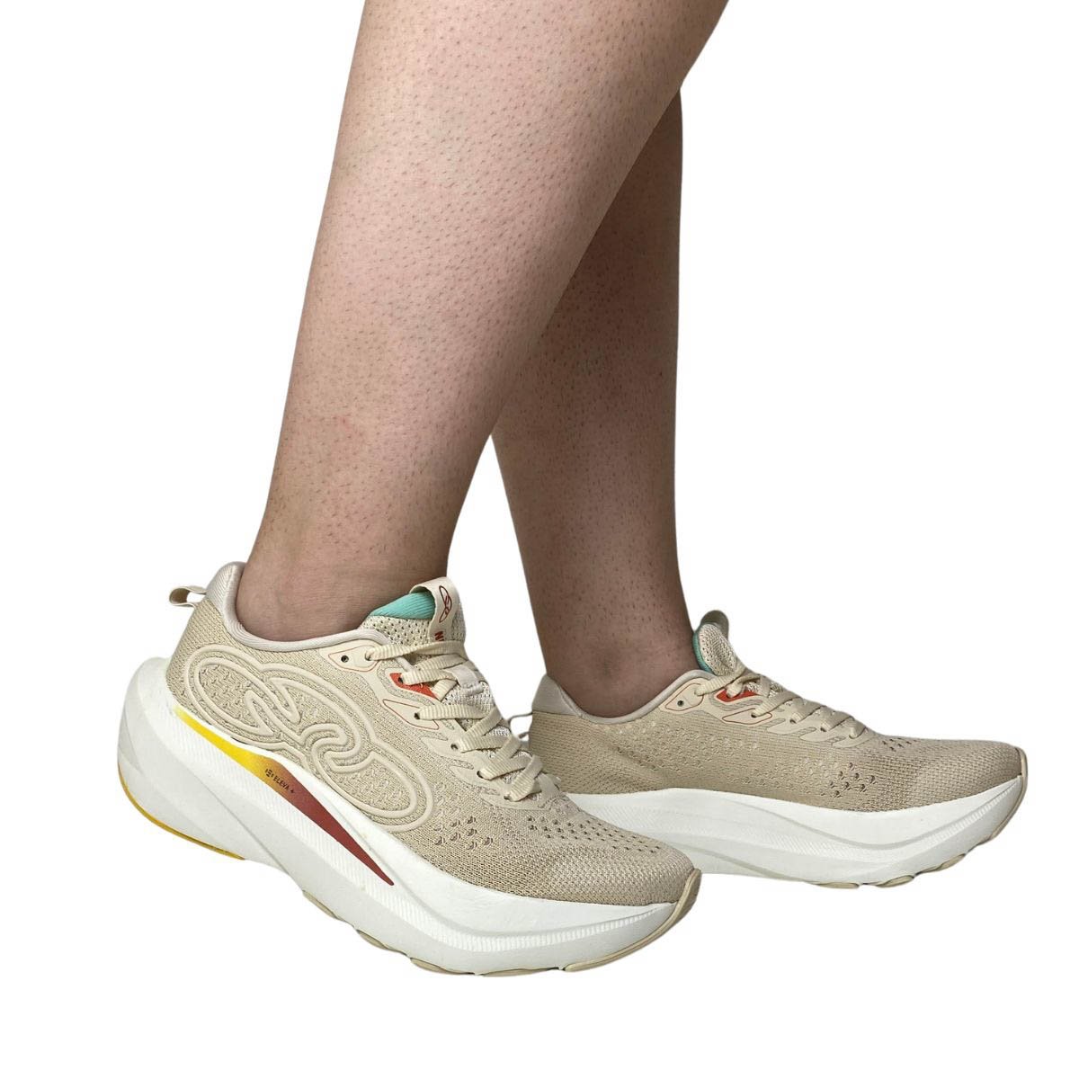 Tênis Nuvem Olympikus Feminino NUVEMF Creme Branco 2