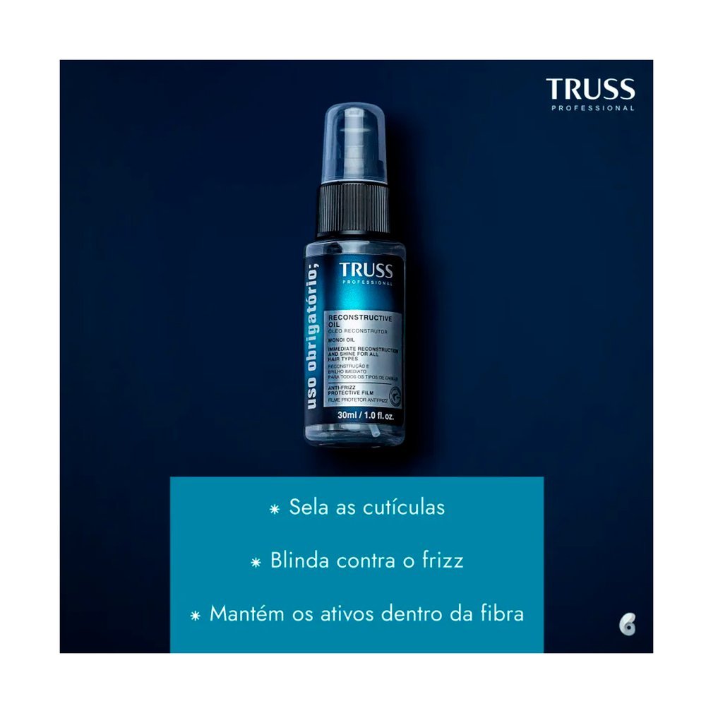 Óleo Truss Uso Obrigatório Reconstruction 30ml 30ml 2