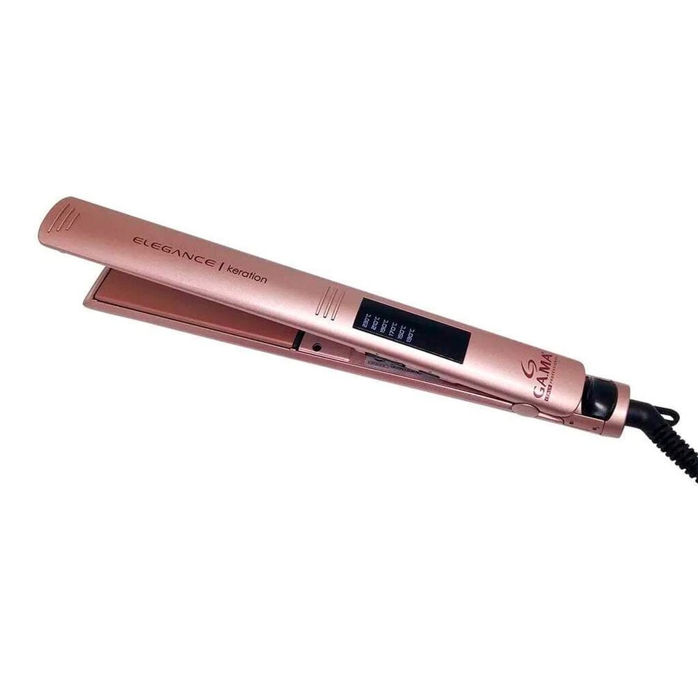 Chapinha Alisadora Gama Elegance Led Keration PRO Rose Bivolt 230°C Rosa 4