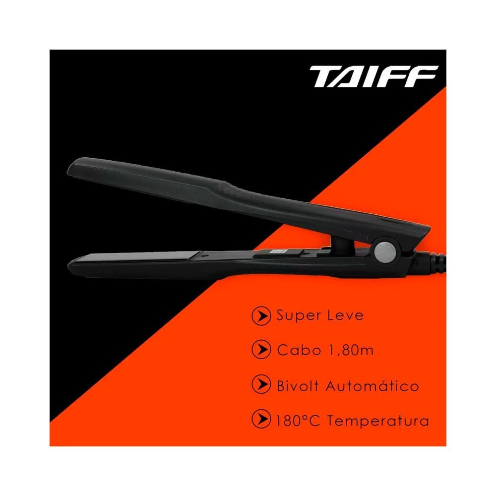 Chapinha Taiff Cerâmica Clássica Bivolt 180°C Preto 5