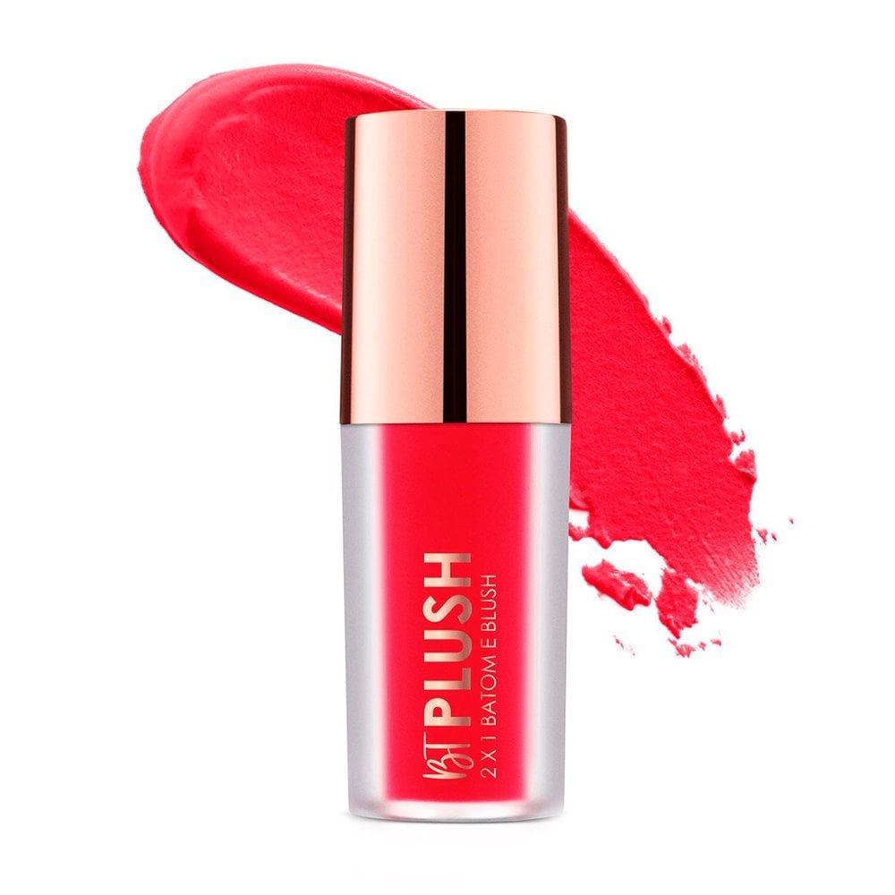 Batom Bruna Tavares Plush 2x1 Ruby