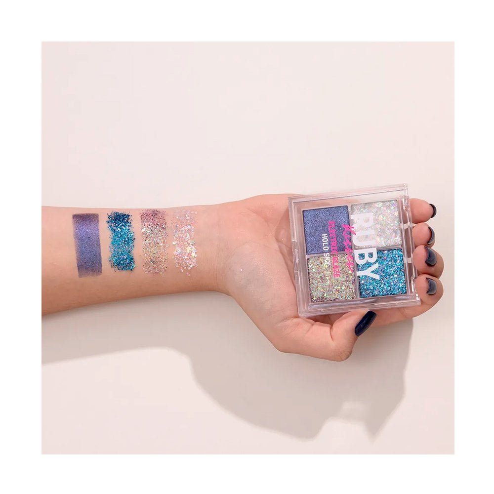 Paleta Ruby Kisses Glitter Eletric Glaze Holo Sky ÚNICO 3