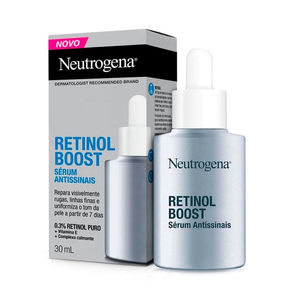 Sérum Facial Neutrogena Retinol Boost 0.3 Antisinais 30ml