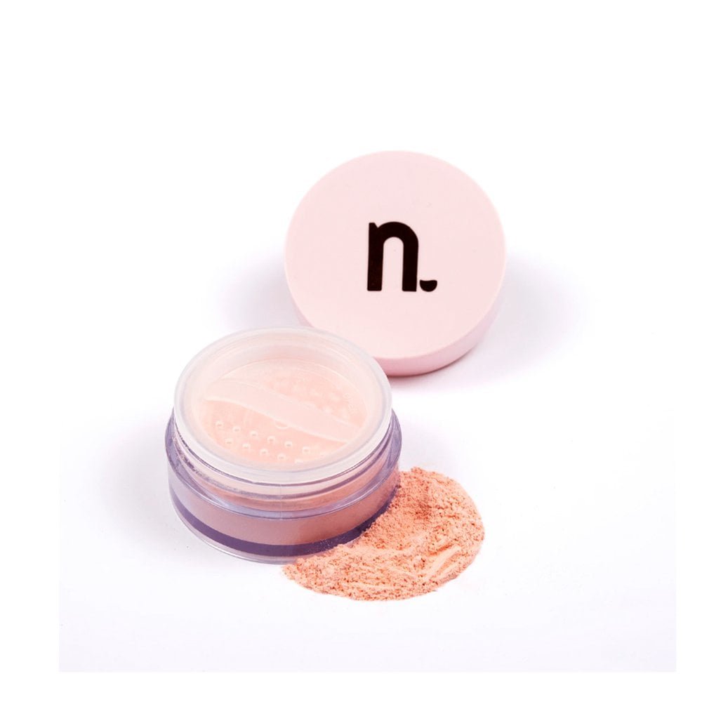 Pó Solto Nina Make Up Translúcido Rose Rosa 3