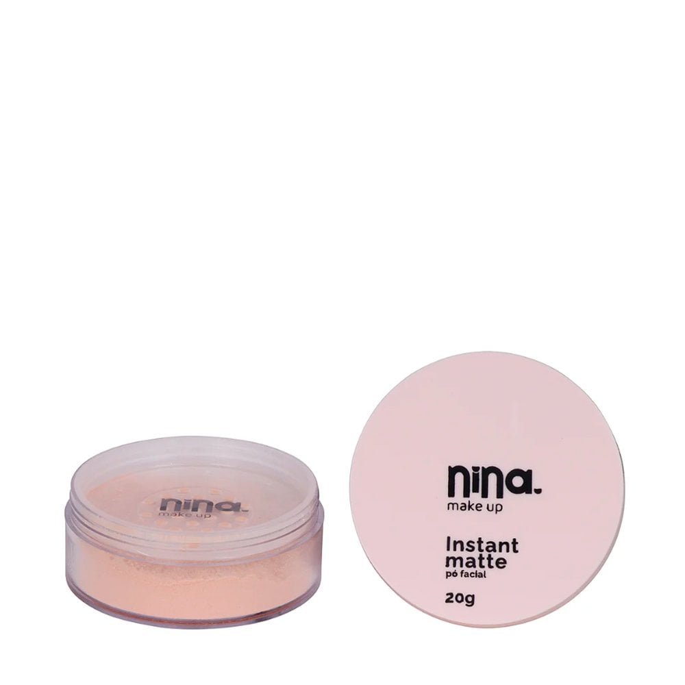 Pó Solto Nina Make Up Instant Hyalurônico Matte 02 Rosa 2