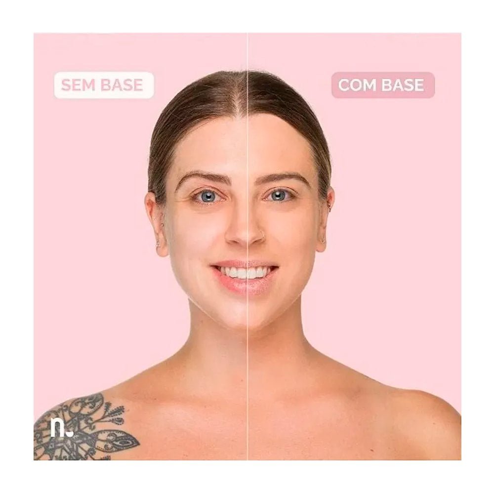 Base Líquida Nina Make Up Hyaluronico Matte Cor 01 1 2