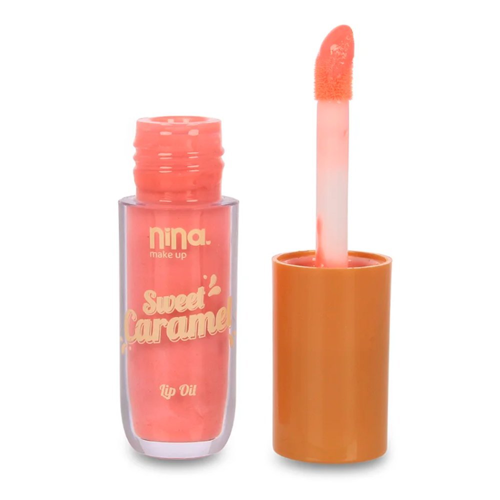 Lip Oil Nina Make Up Sweet Caramel Pink Caramel Pink 2
