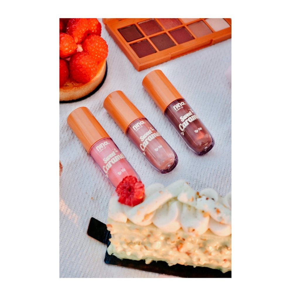 Lip Oil Nina Make Up Sweet Caramel Pink Caramel Pink 3