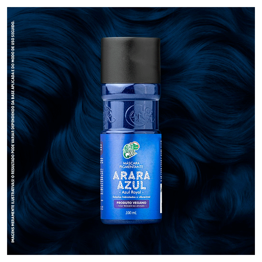 Máscara Pigmentante Kamaleão Color Arara Azul 100ml Arara Azul 2