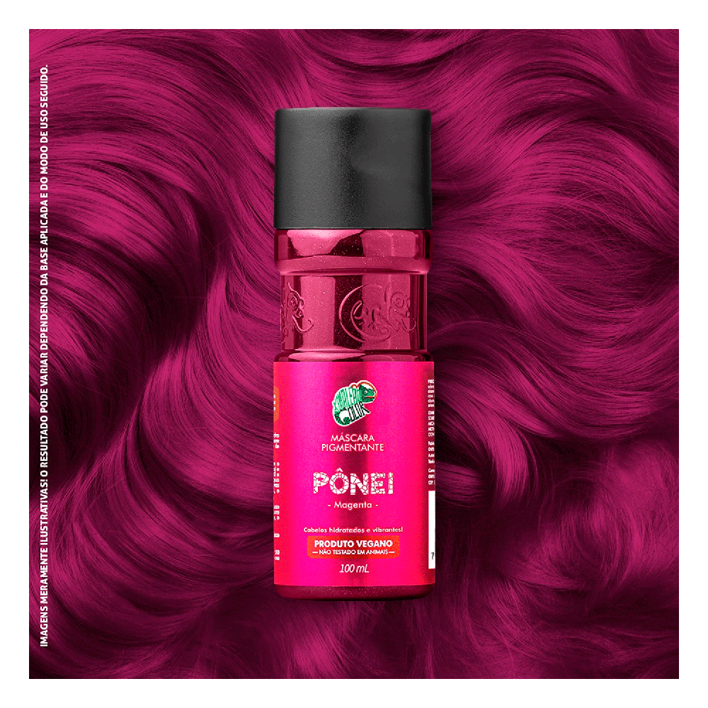 Máscara Pigmentante Kamaleão Ponei 100ml Pônei 2