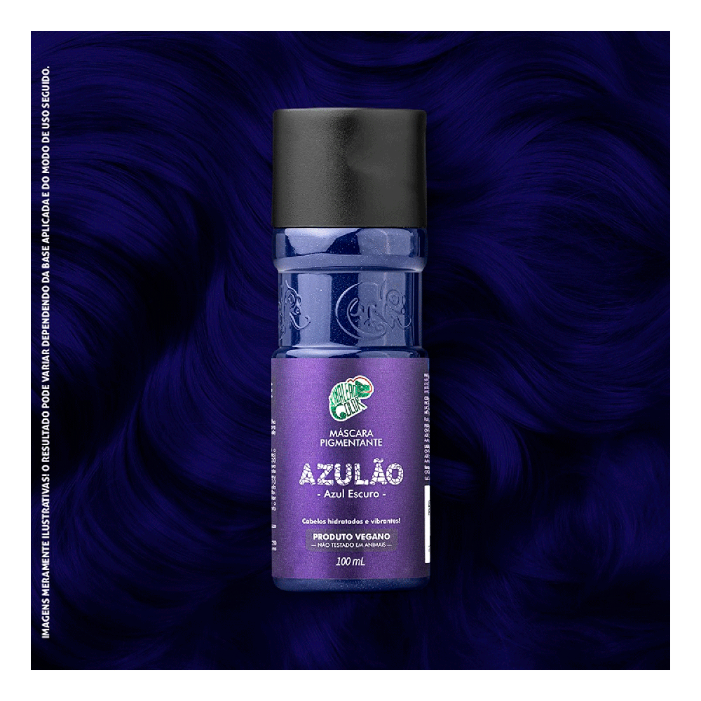 Máscara Pigmentante Kamaleão Color Azulão 100ml Azulão 2