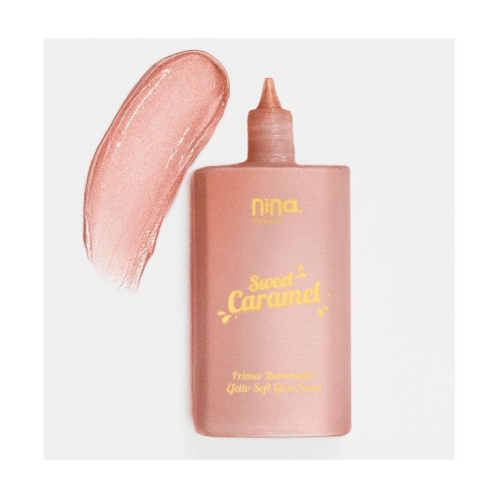 Primer Facial Sweet Caramel Nina Make Up Caramelo Rose Caramelo Rose 3