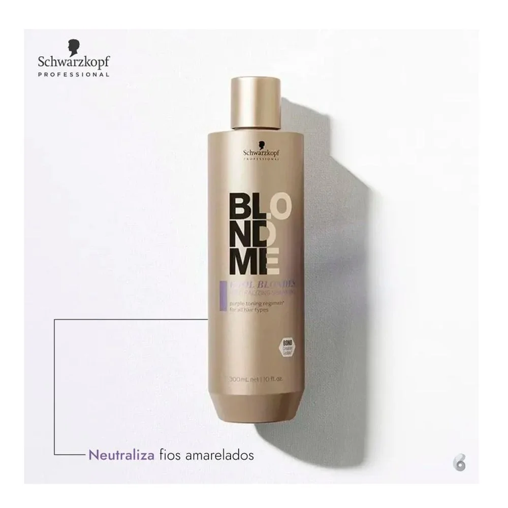 Shampoo Schwarzkopf Blond Me Neutralizing 300ml 300ml 3