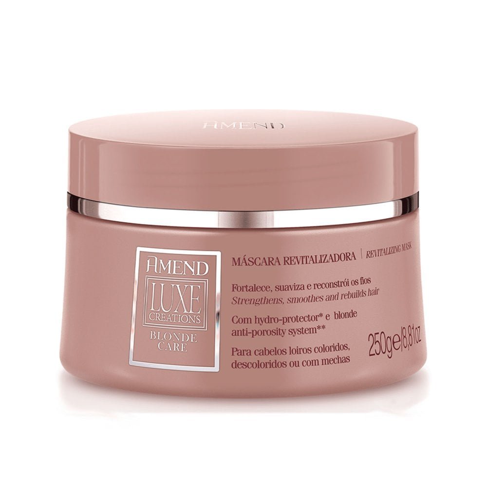 Máscara Amend Luxe Creations Blonde Care 250g