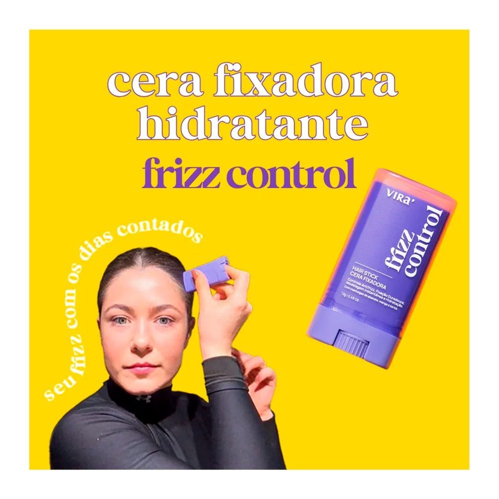 Cera Fixadora Vira Hair Stick Frizz Control 13g 13g 3