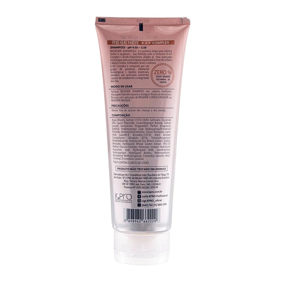Shampoo K.Pro Regenér 240ml 240ml 2