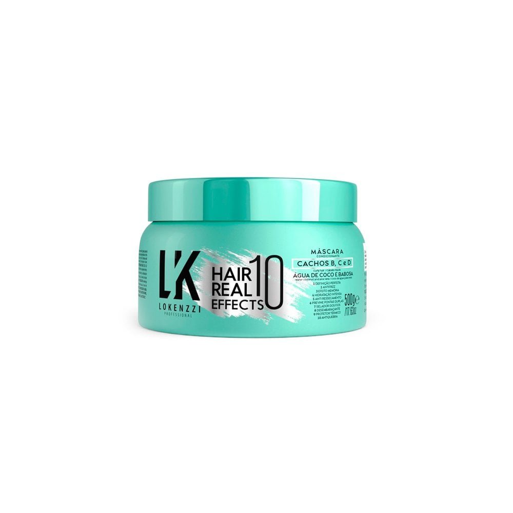 Máscara Lokenzzi 10 Effects Cachos 500g