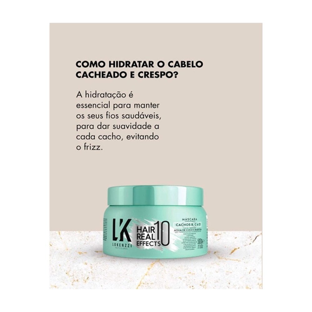 Máscara Lokenzzi 10 Effects Cachos 500g 500g 2