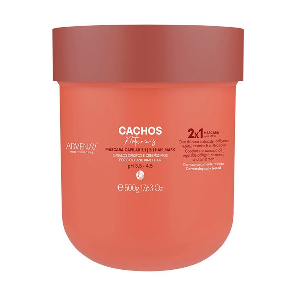 Máscara Arvensis Cachos Naturais 2x1 500g