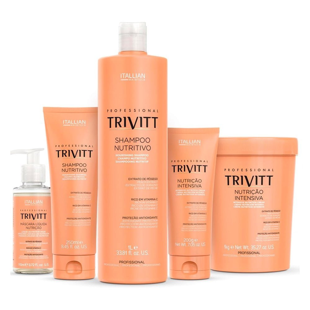 Máscara Trivitt Itallian Nutrição Intensiva 1kg 1kg 3