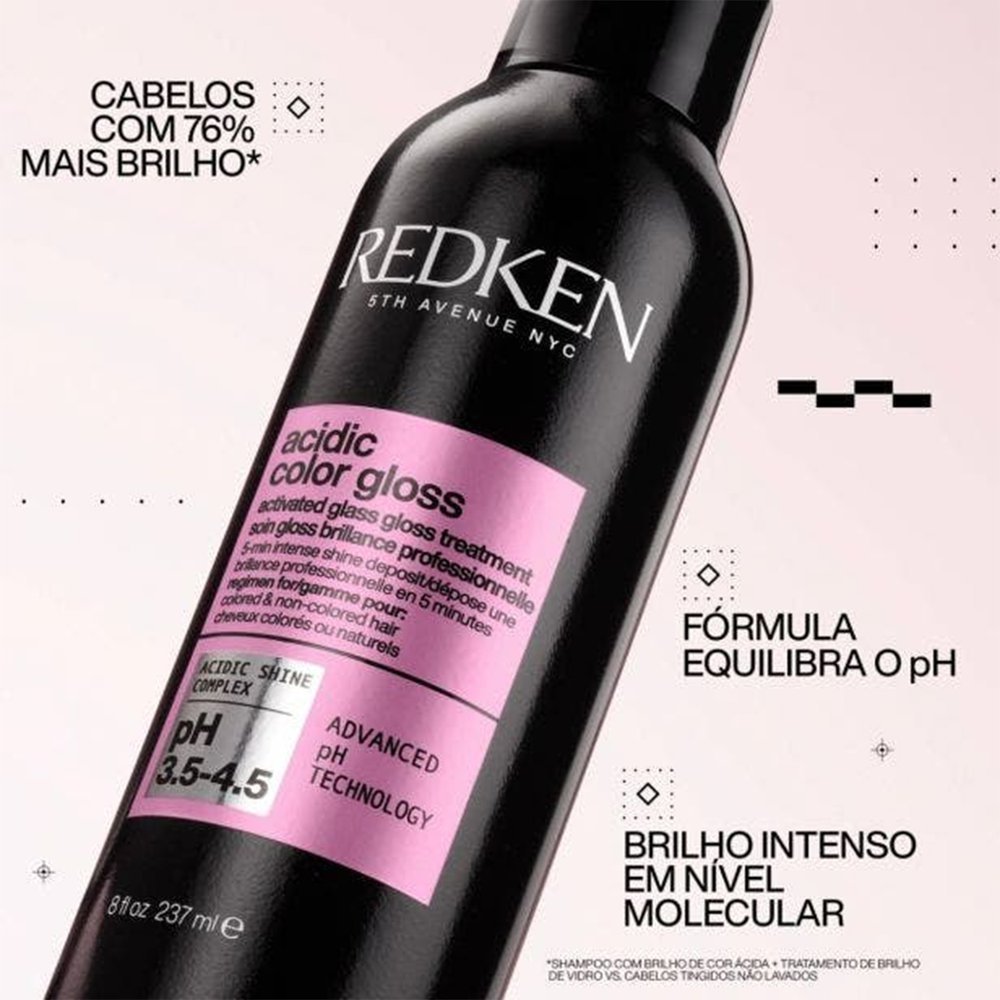 Máscara Redken Acidic Color Activated Glass - 237ml 237ml 2
