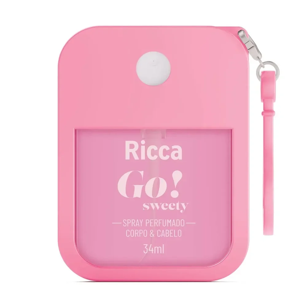 Spray Perfumado Ricca Multifuncional Go Sweety 34ml 34ml 2